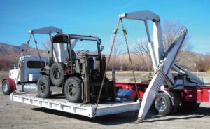 container lifting trailer